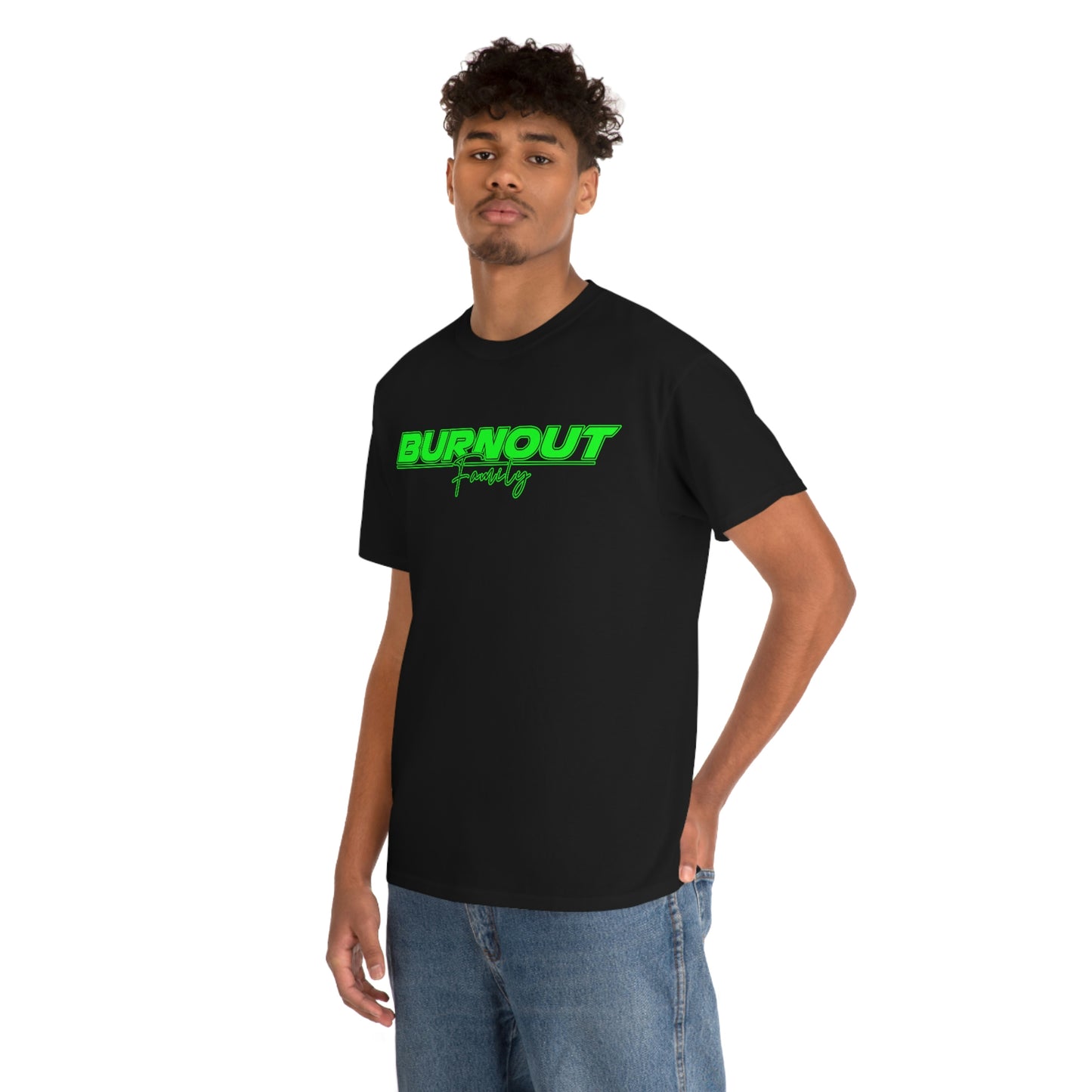 Burnout Family - 'GREEN IS NICE' FLURO